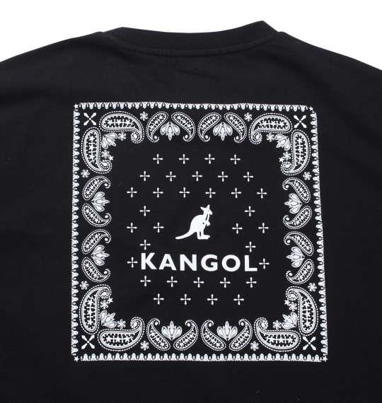 大きいサイズ メンズ KANGOL ペイズリープリント 半袖 Tシャツ ブラック 1278-1521-2 3L 4L 5L 6L 8L