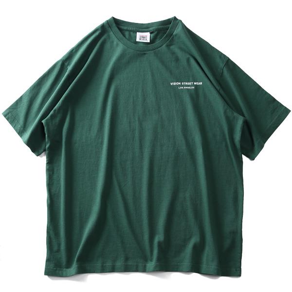 大きいサイズ メンズ VISION STREET WEAR ボックスロゴ プリント 半袖 Tシャツ 1505735