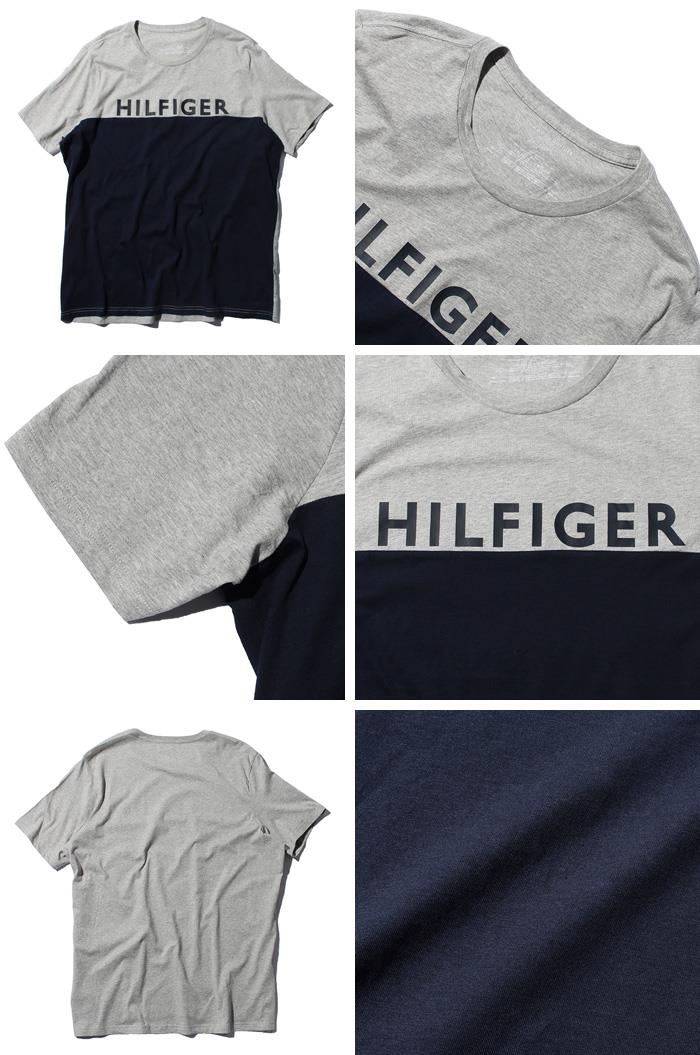 【WEB限定価格】大きいサイズ メンズ TOMMY HILFIGER トミーヒルフィガー ロゴ プリント 半袖 Tシャツ USA直輸入 09t4020