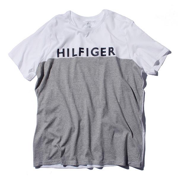 【WEB限定価格】大きいサイズ メンズ TOMMY HILFIGER トミーヒルフィガー ロゴ プリント 半袖 Tシャツ USA直輸入 09t4020