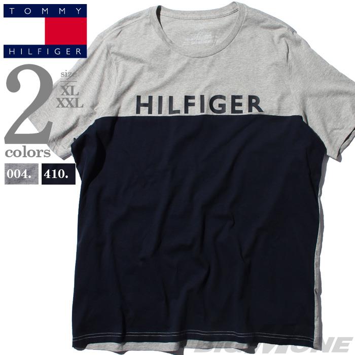 【WEB限定価格】大きいサイズ メンズ TOMMY HILFIGER トミーヒルフィガー ロゴ プリント 半袖 Tシャツ USA直輸入 09t4020