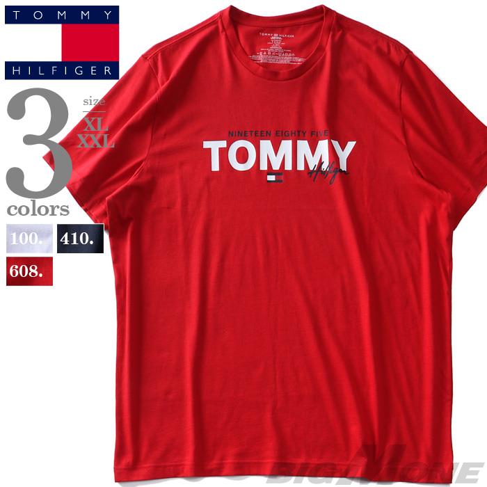 【WEB限定価格】大きいサイズ メンズ TOMMY HILFIGER トミーヒルフィガー ロゴ プリント 半袖 Tシャツ USA直輸入 09t3954