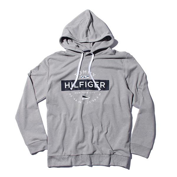 【WEB限定価格】大きいサイズ メンズ TOMMY HILFIGER トミーヒルフィガー ロゴ プリント プルオーバー パーカー USA直輸入 09t3994