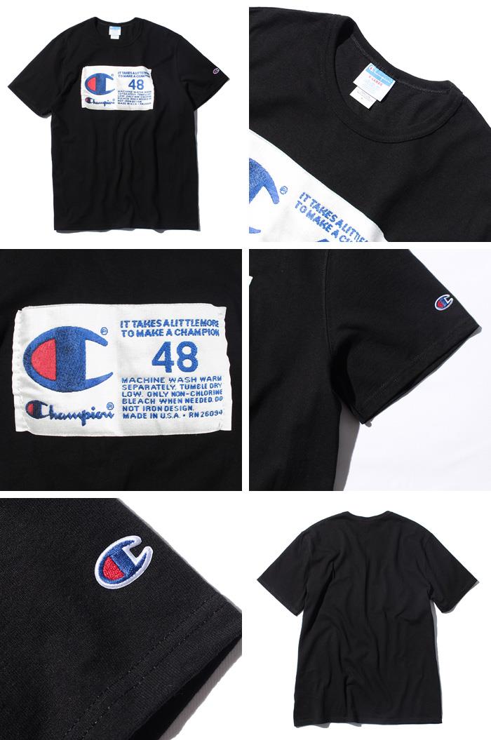 【WEB限定価格】大きいサイズ メンズ Champion チャンピオン 半袖 ロゴ Tシャツ USA直輸入 gt19-586377