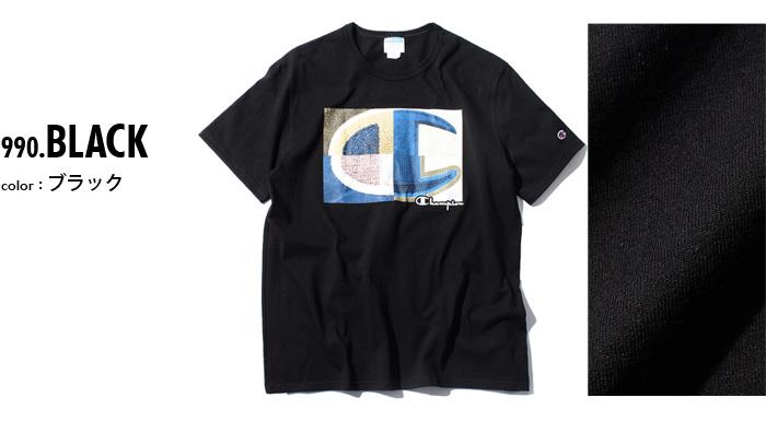 【WEB限定価格】大きいサイズ メンズ Champion チャンピオン 半袖 ロゴ Tシャツ USA直輸入 gt19-586466