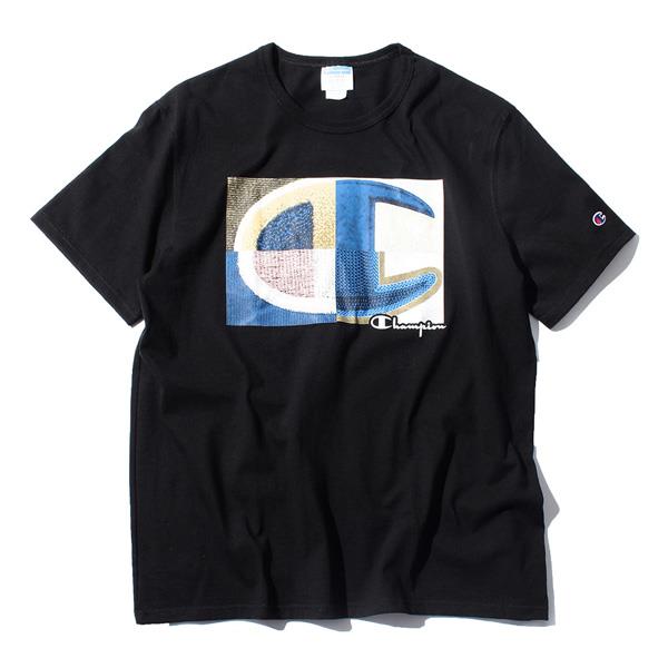 【WEB限定価格】大きいサイズ メンズ Champion チャンピオン 半袖 ロゴ Tシャツ USA直輸入 gt19-586466