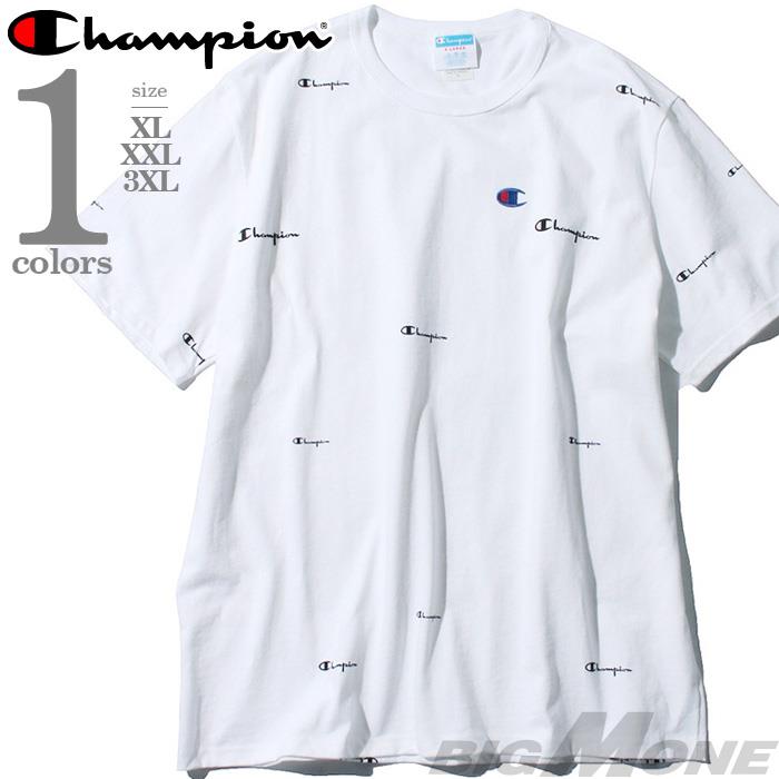 【WEB限定価格】大きいサイズ メンズ Champion チャンピオン 半袖 ロゴ Tシャツ USA直輸入 t1919s-549967