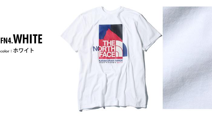 【WEB限定価格】大きいサイズ メンズ THE NORTH FACE ザ ノース フェイス プリント 半袖 Tシャツ USA直輸入 nf0a55ul