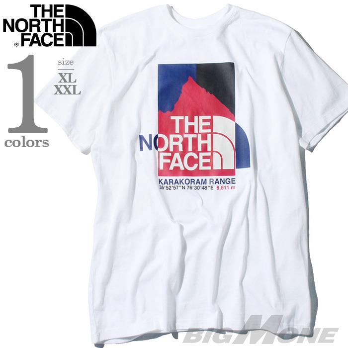 【WEB限定価格】大きいサイズ メンズ THE NORTH FACE ザ ノース フェイス プリント 半袖 Tシャツ USA直輸入 nf0a55ul