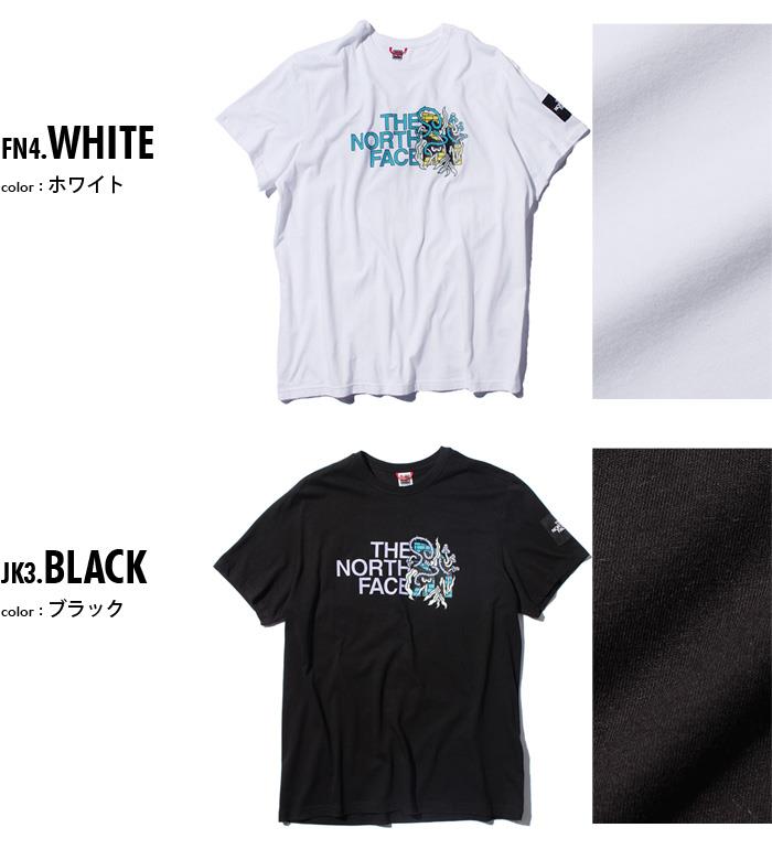 【WEB限定価格】大きいサイズ メンズ THE NORTH FACE ザ ノース フェイス プリント 半袖 Tシャツ USA直輸入 nf0a557l