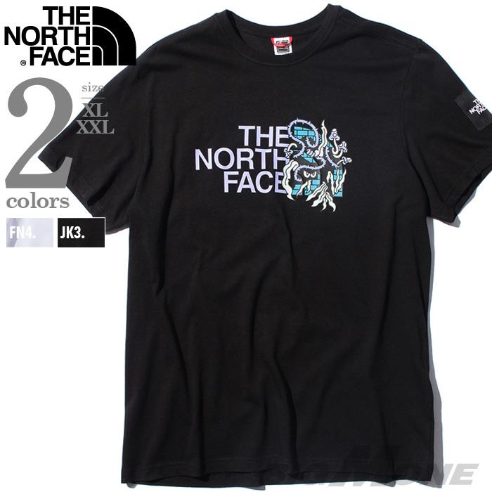 【WEB限定価格】大きいサイズ メンズ THE NORTH FACE ザ ノース フェイス プリント 半袖 Tシャツ USA直輸入 nf0a557l