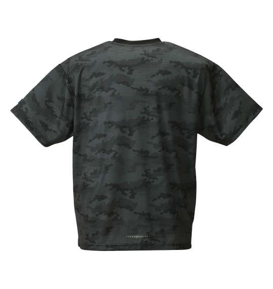 大きいサイズ メンズ Phiten DRY メッシュ 半袖 Tシャツ ブラック 1278-1560-2 3L 4L 5L 6L 8L