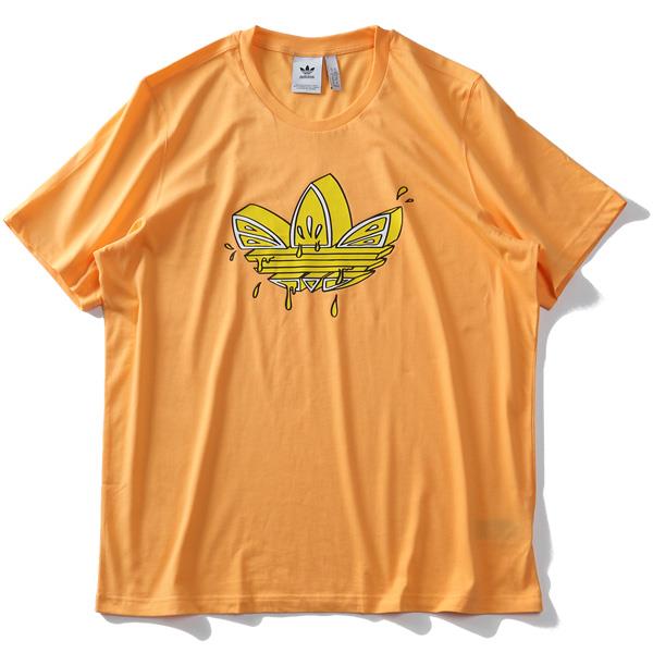 大きいサイズ メンズ ADIDAS アディダス プリント 半袖 Tシャツ LEMON TEE USA直輸入 gn3129