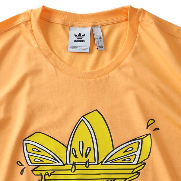 大きいサイズ メンズ ADIDAS アディダス プリント 半袖 Tシャツ LEMON TEE USA直輸入 gn3129