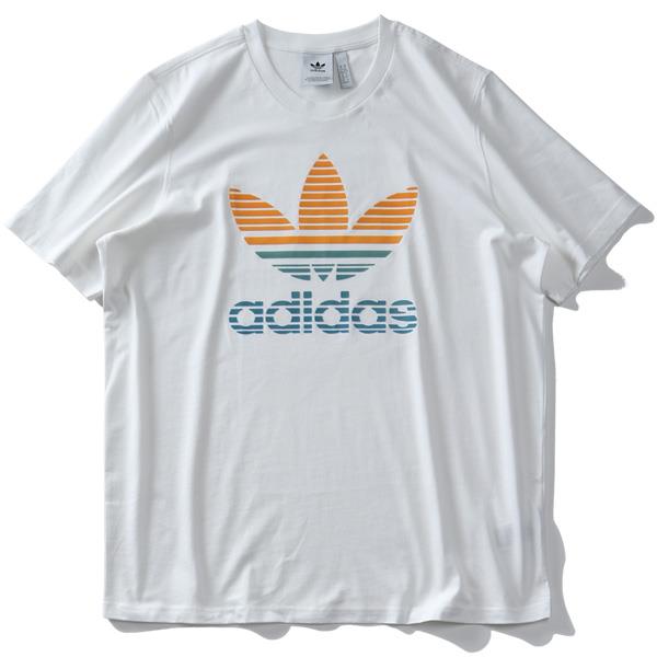 大きいサイズ メンズ ADIDAS アディダス トレフォイルロゴ 半袖 Tシャツ TREFOIL OMBRE TEE USA直輸入 gp0165