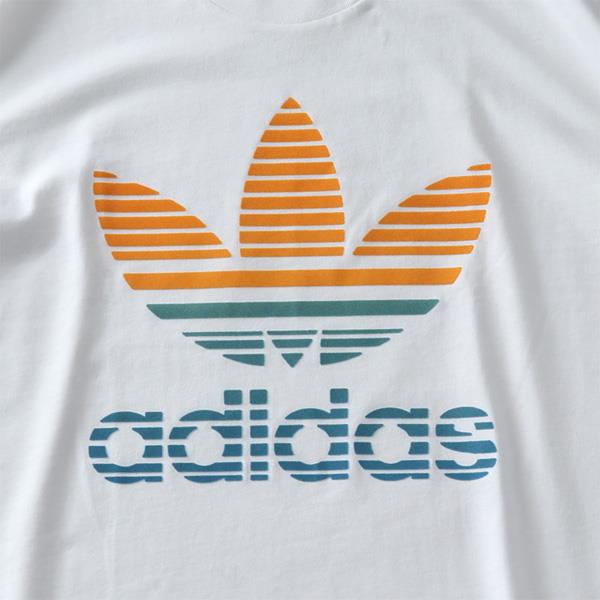 大きいサイズ メンズ ADIDAS アディダス トレフォイルロゴ 半袖 Tシャツ TREFOIL OMBRE TEE USA直輸入 gp0165