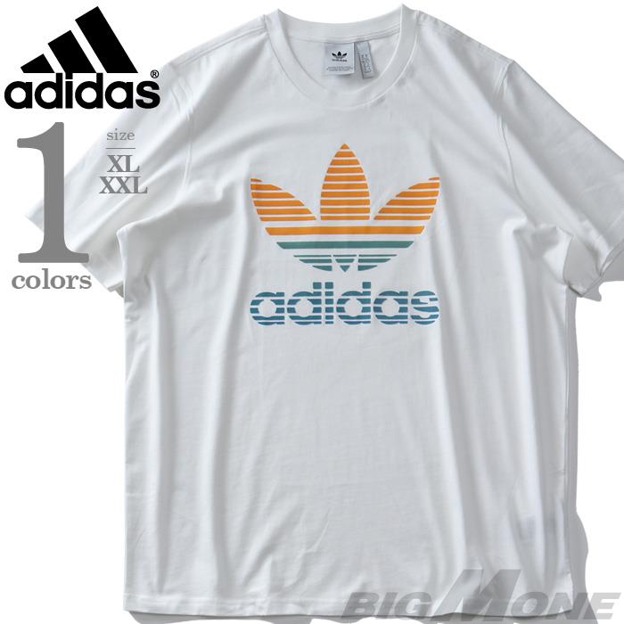 twee erotisch Lijkt op 大きいサイズと大きい服のメンズ通販【ビッグエムワン】大きいサイズ メンズ ADIDAS アディダス トレフォイルロゴ 半袖 Tシャツ TREFOIL  OMBRE TEE USA直輸入 gp0165(XL ホワイト): メンズ