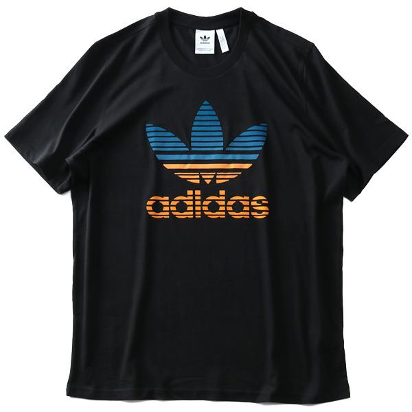 大きいサイズ メンズ ADIDAS アディダス トレフォイルロゴ 半袖 Tシャツ TREFOIL OMBRE TEE USA直輸入 gp0166