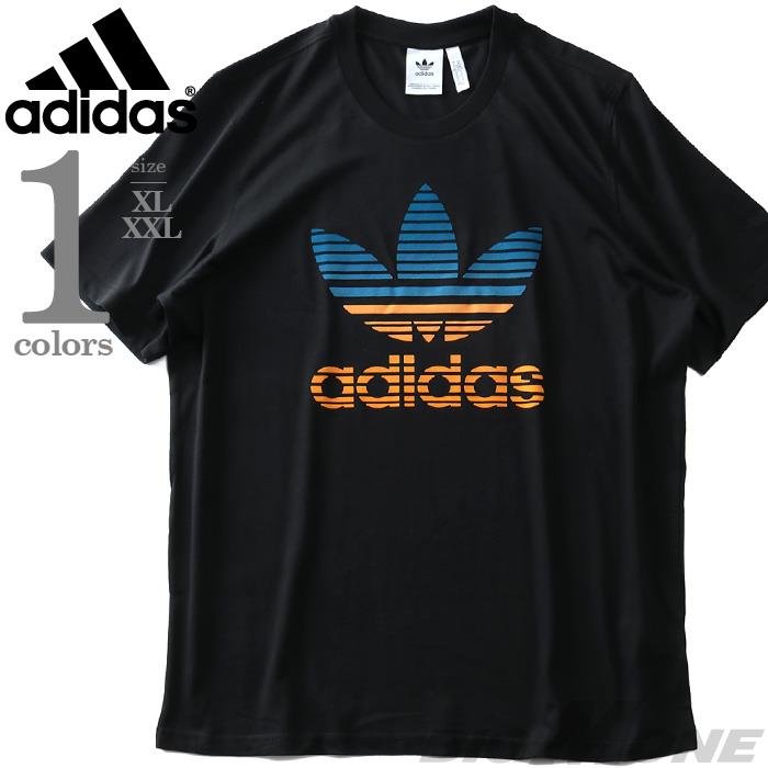 大きいサイズ メンズ ADIDAS アディダス トレフォイルロゴ 半袖 Tシャツ TREFOIL OMBRE TEE USA直輸入 gp0166