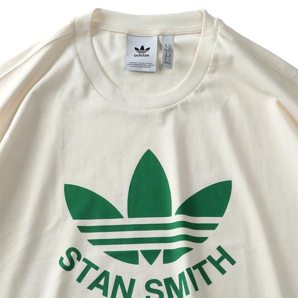 大きいサイズ メンズ ADIDAS アディダス スタンスミス トレフォイルロゴ 半袖 Tシャツ TREFOIL STAN SMITH TEE USA直輸入 gq8874