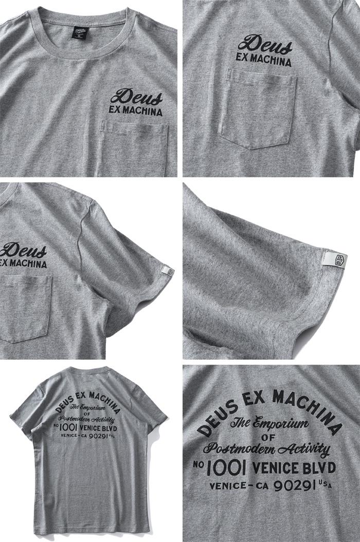 大きいサイズ メンズ DEUS EX MACHINA デウス エクス マキナ プリント 半袖 Tシャツ VENICE ADDRESS TEE USA直輸入 t-dms41065a