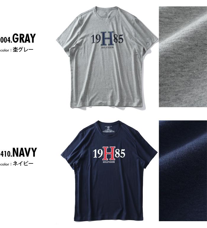 大きいサイズ メンズ TOMMY HILFIGER トミーヒルフィガー プリント 半袖 Tシャツ USA直輸入 09t3957