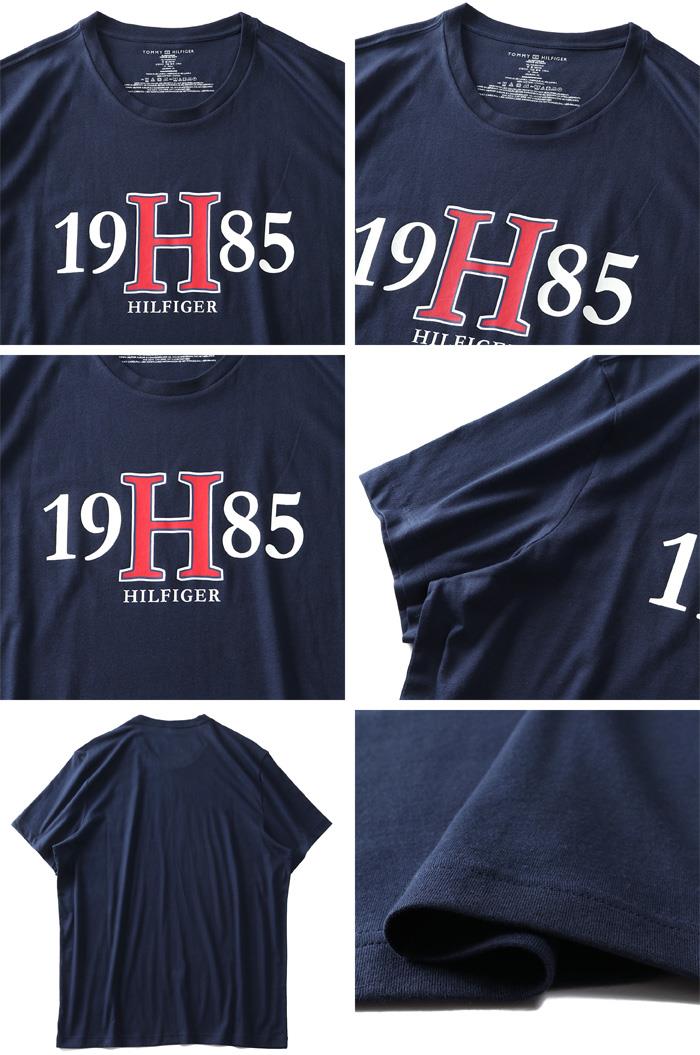 大きいサイズ メンズ TOMMY HILFIGER トミーヒルフィガー プリント 半袖 Tシャツ USA直輸入 09t3957