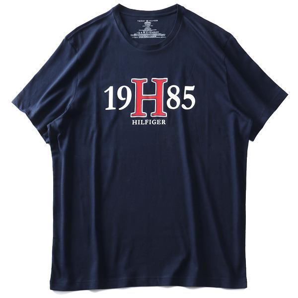 大きいサイズ メンズ TOMMY HILFIGER トミーヒルフィガー プリント 半袖 Tシャツ USA直輸入 09t3957