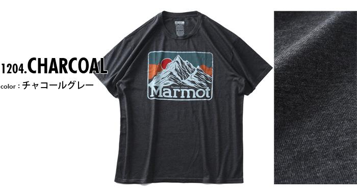 大きいサイズ メンズ Marmot マーモット プリント 半袖 Tシャツ Mountain Peaks Tee USA直輸入 33390