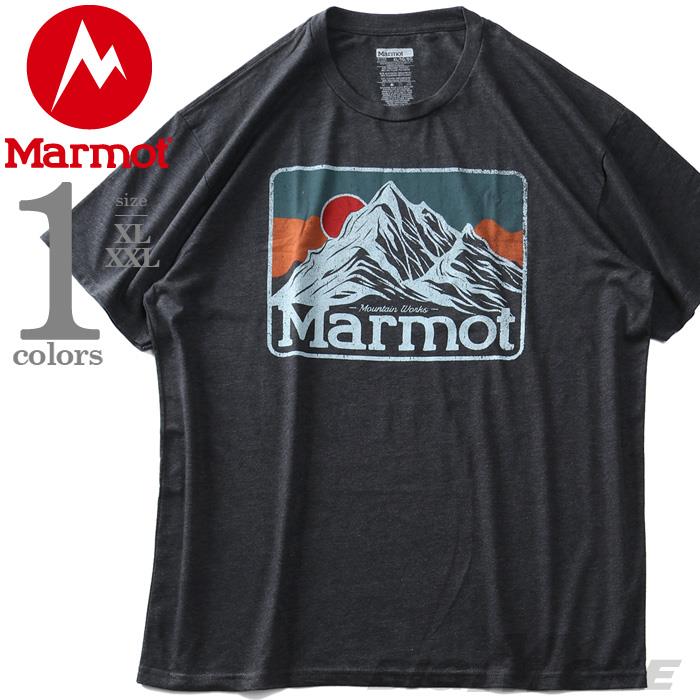 大きいサイズ メンズ Marmot マーモット プリント 半袖 Tシャツ Mountain Peaks Tee USA直輸入 33390