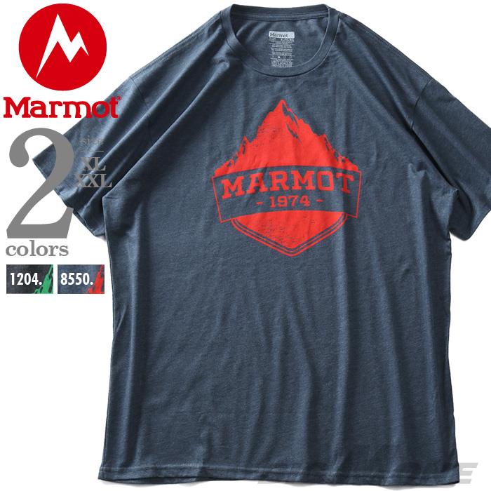 大きいサイズ メンズ Marmot マーモット プリント 半袖 Tシャツ Mono Ridge Tee USA直輸入 41470