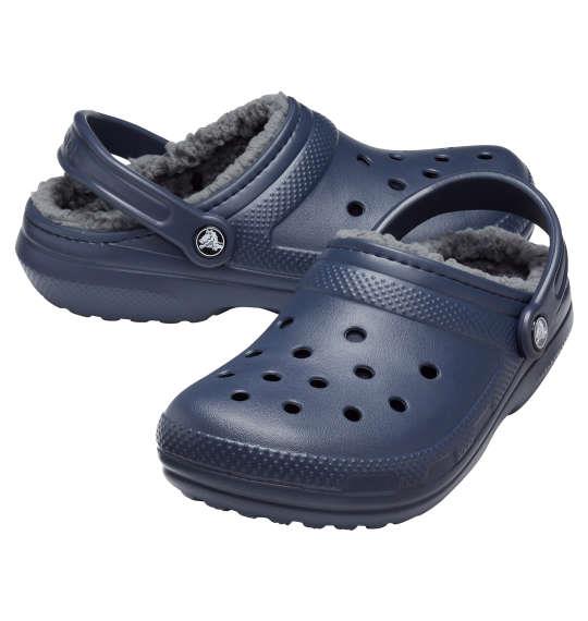 大きいサイズ メンズ crocs サンダル クラシック ラインド クロッグ ネイビー × チャコール 1240-1340-1 M11 M12 M13