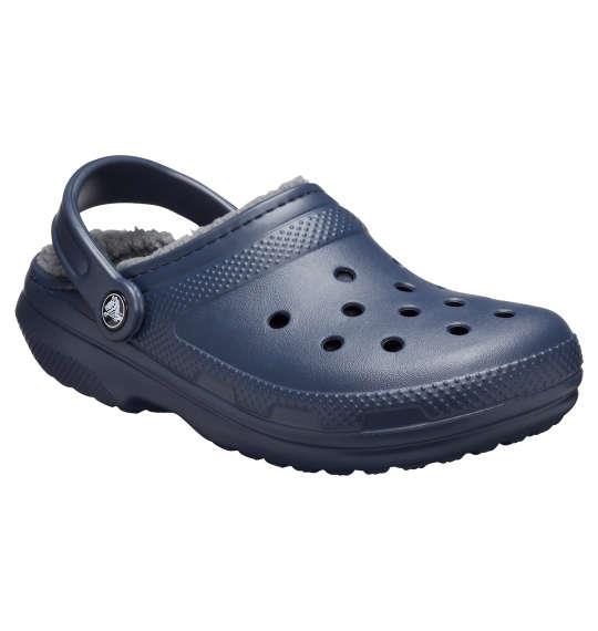 大きいサイズ メンズ crocs サンダル クラシック ラインド クロッグ ネイビー × チャコール 1240-1340-1 M11 M12 M13