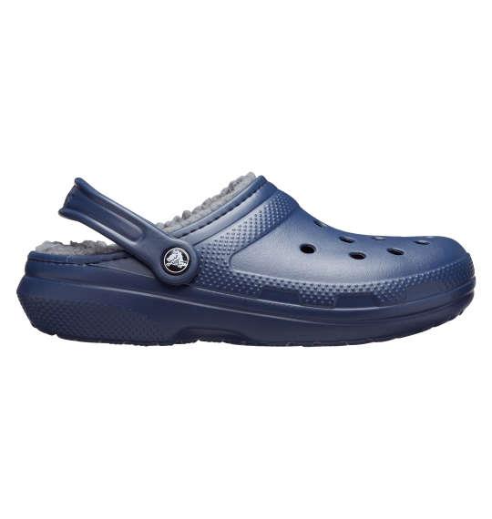 大きいサイズ メンズ crocs サンダル クラシック ラインド クロッグ ネイビー × チャコール 1240-1340-1 M11 M12 M13