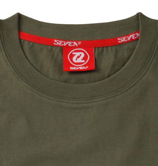 大きいサイズ メンズ SEVEN2 長袖 Tシャツ カーキ 1268-1300-1 3L 4L 5L 6L