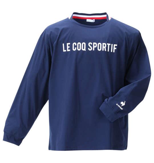 大きいサイズ メンズ LE COQ SPORTIF ドライテック 長袖 Tシャツ ネイビー 1278-1330-3 2L 3L 4L 5L 6L