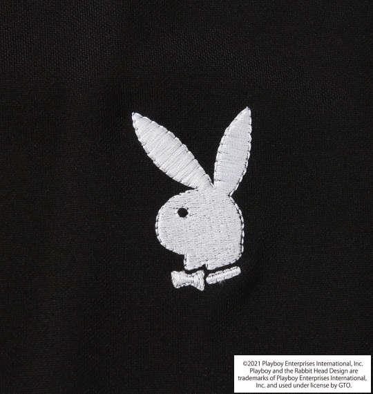 大きいサイズ メンズ PLAYBOY 刺繍&プリント ジャージ セット ブラック 1278-1337-2 3L 4L 5L 6L