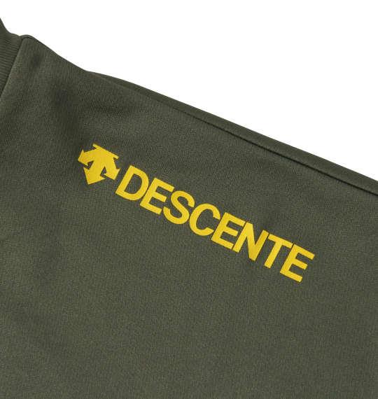 大きいサイズ メンズ DESCENTE ドライリバースメッシュ 半袖 Tシャツ カーキ 1278-1340-2 2L 3L 4L 5L 6L