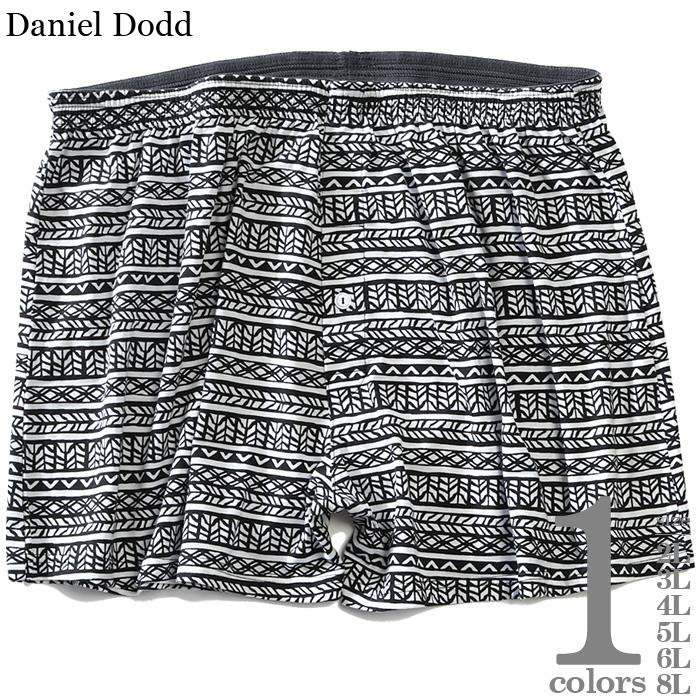 大きいサイズ メンズ DANIEL DODD 前開き ポリネシアン柄 ニット トランクス 肌着 下着 azkt-219025