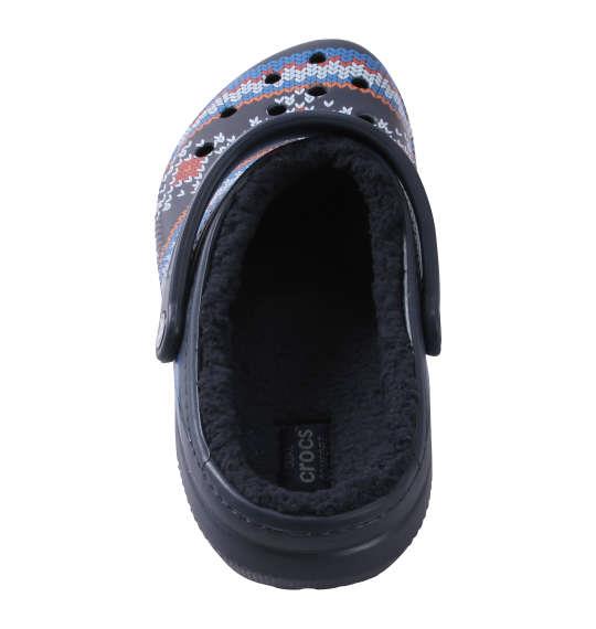 大きいサイズ メンズ crocs サンダル CLASSIC PRINTED LINED CLOG ネイビー 1240-1366-1 M12 M13