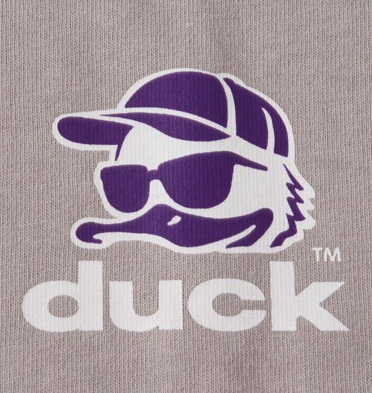 大きいサイズ メンズ b-one-soul DUCK DUDE 長袖 Tシャツ サンドベージュ 1258-1600-1 3L 4L 5L 6L