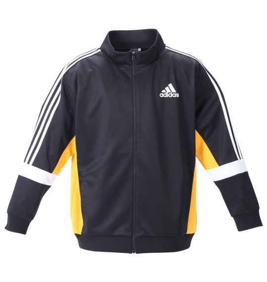 大きいサイズ メンズ adidas ウォームアップ ジャケット ブラック 1276-1374-2 3XO 4XO 5XO 6XO 7XO 8XO