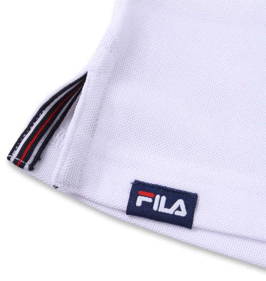 大きいサイズ メンズ FILA GOLF ハーフジップ 半袖 シャツ + インナー セット ホワイト × ネイビー 1278-1310-1 3L 4L 5L 6L