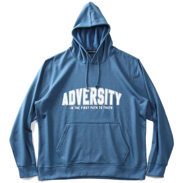 大きいサイズ メンズ DANIEL DODD プリント プルオーバー パーカー ADVERSITY azsw-210421