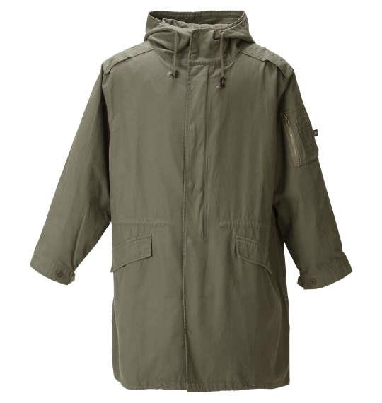 大きいサイズ メンズ BUNDESWEAR M-51 ツイル モッズ コート カーキ 1263-1310-1 3L 4L 5L 6L 8L