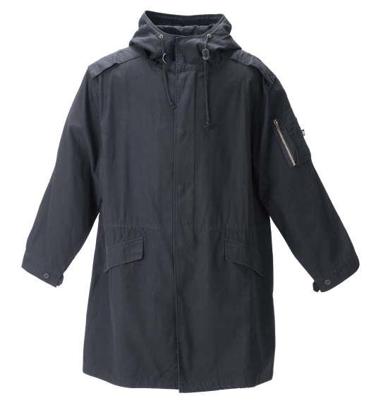 大きいサイズ メンズ BUNDESWEAR M-51 ツイル モッズ コート ブラック 1263-1310-2 3L 4L 5L 6L 8L