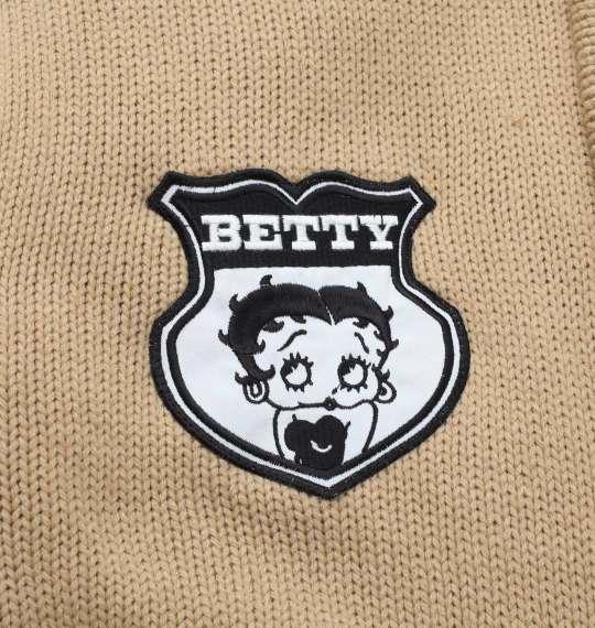 大きいサイズ メンズ BETTY BOOP 3G ジャガード カウチン ニット ジャケット ベージュ 1278-1326-1 3L 4L 5L 6L