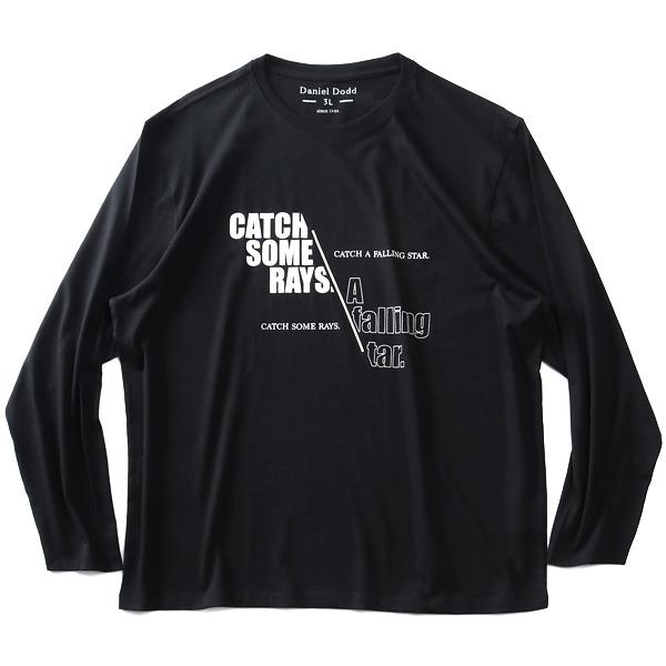 大きいサイズ メンズ DANIEL DODD プリント ロング Tシャツ CATCH SOME RAYS azt-210410