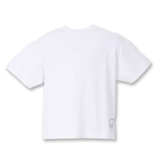 大きいサイズ メンズ F.P.O × EVANGELION 半袖 Tシャツ ホワイト 1278-1575-1 3L 4L 5L 6L 8L