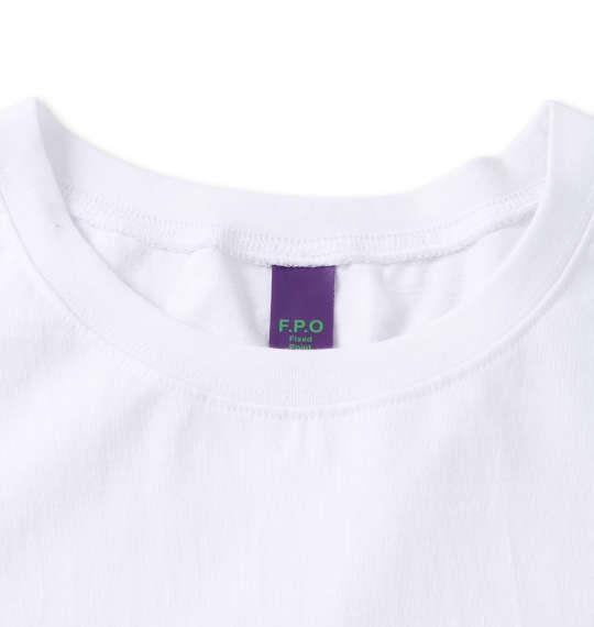 大きいサイズ メンズ F.P.O × EVANGELION 半袖 Tシャツ ホワイト 1278-1575-1 3L 4L 5L 6L 8L
